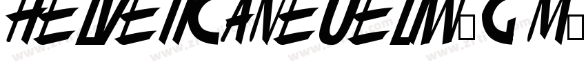 HelveticaNeueLTW1G M字体转换